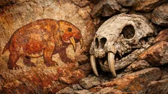 Arte rupestre in Sudafrica: la «Serpente Cornuda» potrebbe raffigurare un dicinodonte