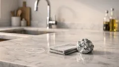 Carta d’alluminio contro il calcare del rubinetto: il trucco semplice che funziona davvero