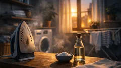 Come pulire la piastra del ferro da stiro con sale e aceto senza rovinarla