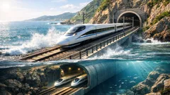 Bohai Strait Tunnel: il mega tunnel sottomarino cinese da 123 km che promette 40 minuti di viaggio