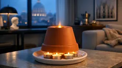 Vaso di terracotta e candele: scalda davvero o è solo un mito?